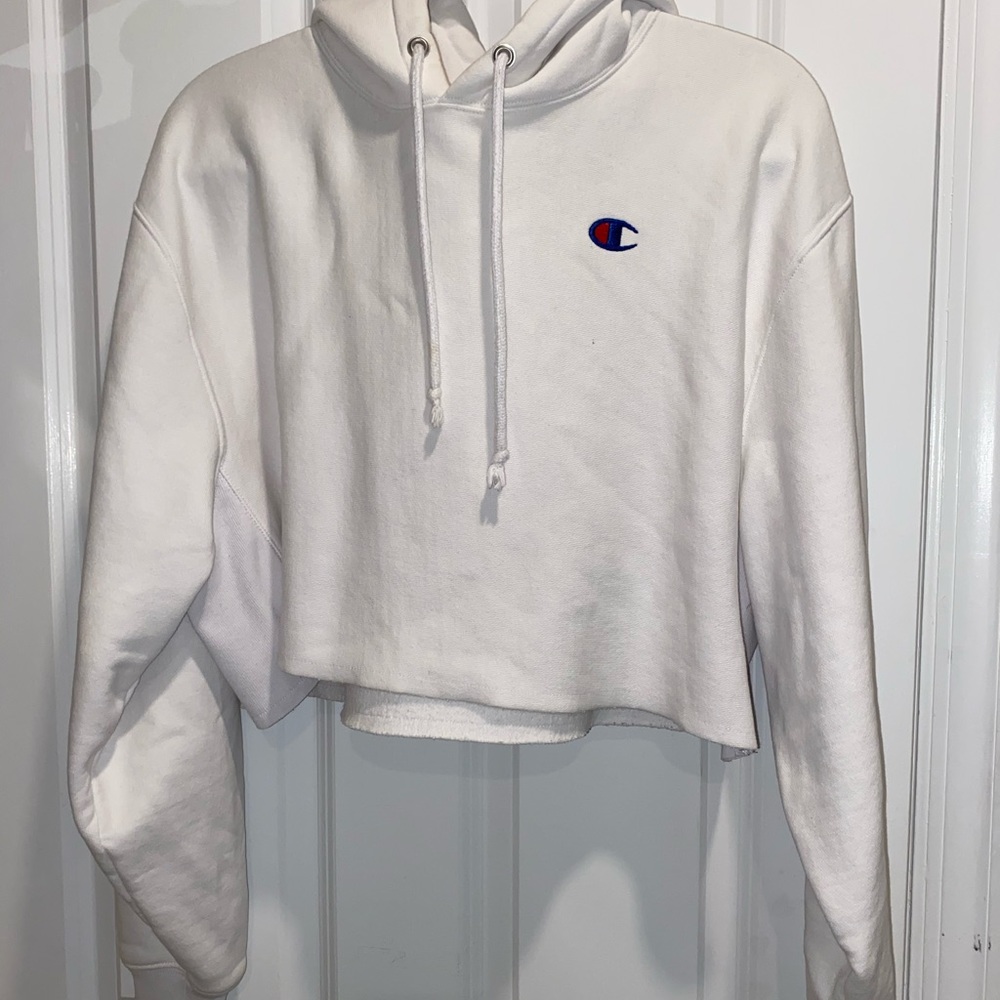 Champion cropped hoodie